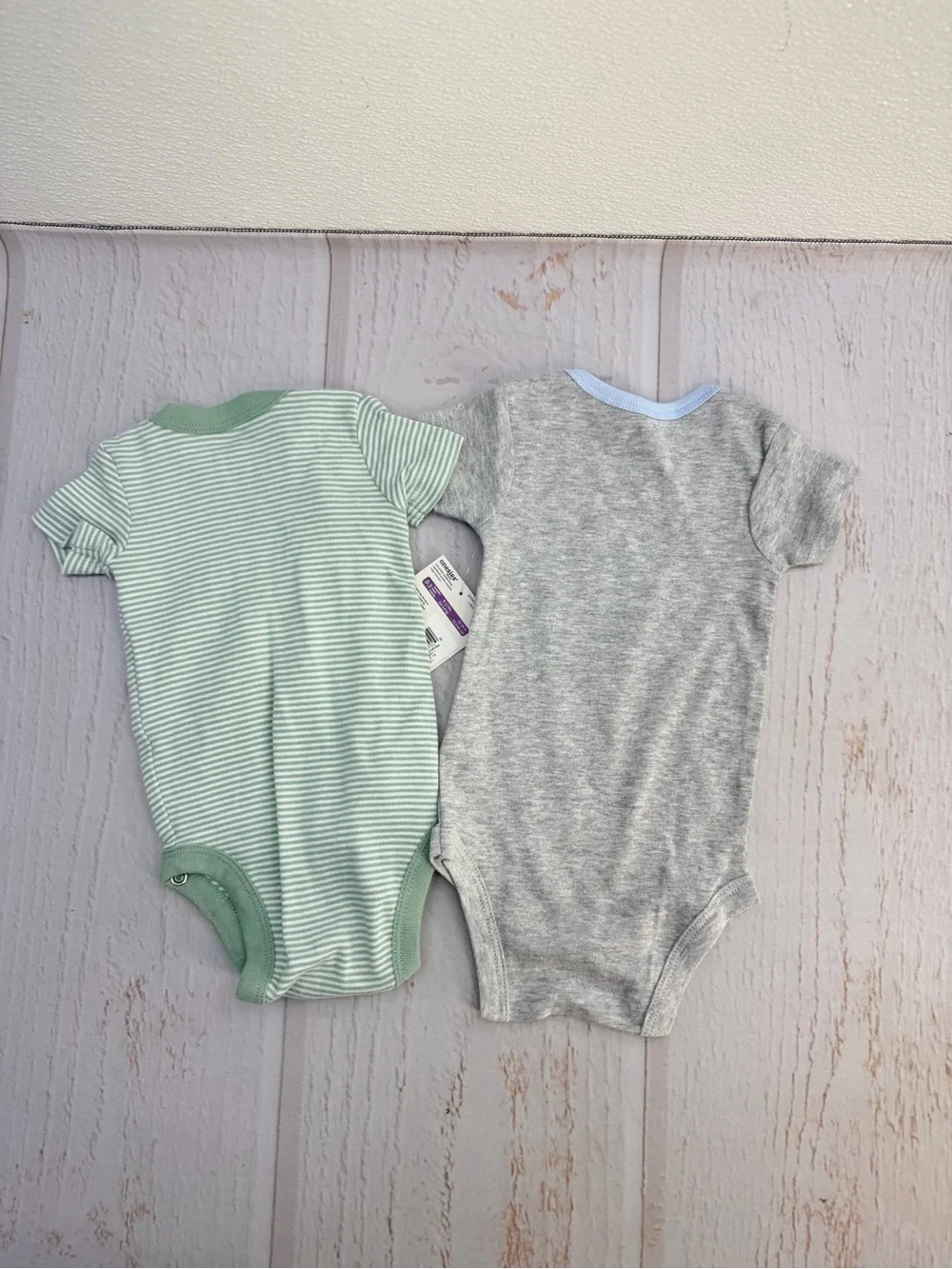 Carter’s Simple Joys Gerber Baby 0-3M 4-Pack Bodysuits Neutral Animal